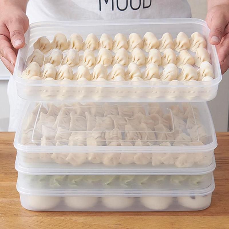 Commercial Kitchen Organization - 투명 주방 보관함 냉장고 정리함 식품