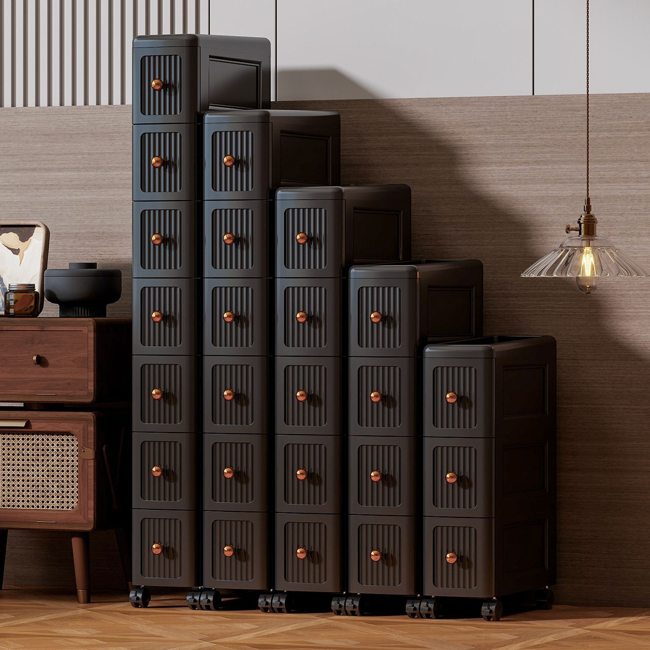 Commercial Kitchen Organization - 15CM 좁은 간격의 서랍형 수납장 –
