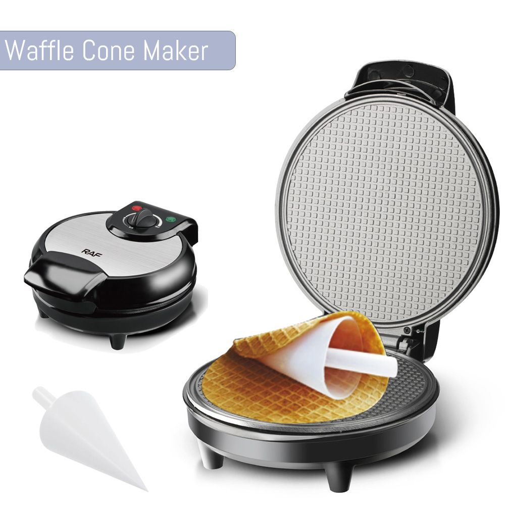 브라우닝 제어 기능이 있는 전기 와플 콘 메이커 기계, - Waffle Maker Commercial 리뷰 및 가격