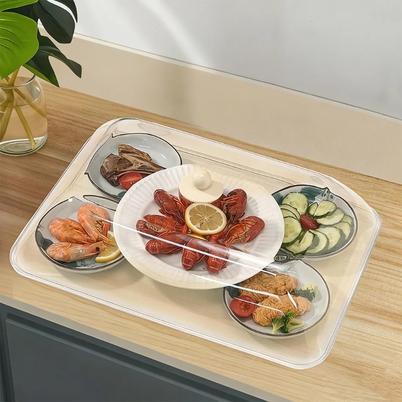 WORTHBUY 재사용 가능한 플라스틱 식품 커버 투명 - Commercial Kitchen Organization 리뷰 및 가격