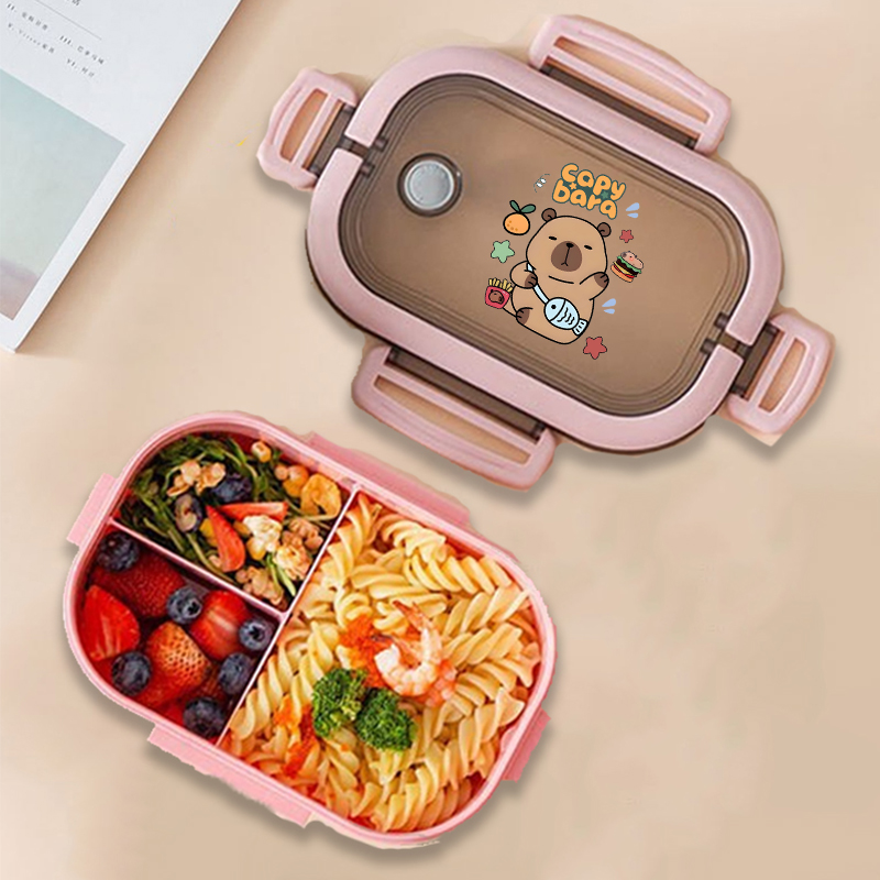 Capybara 도시락 상자 애니메이션 동물 인쇄 식품 - Commercial Kitchen Organization 리뷰 및 가격