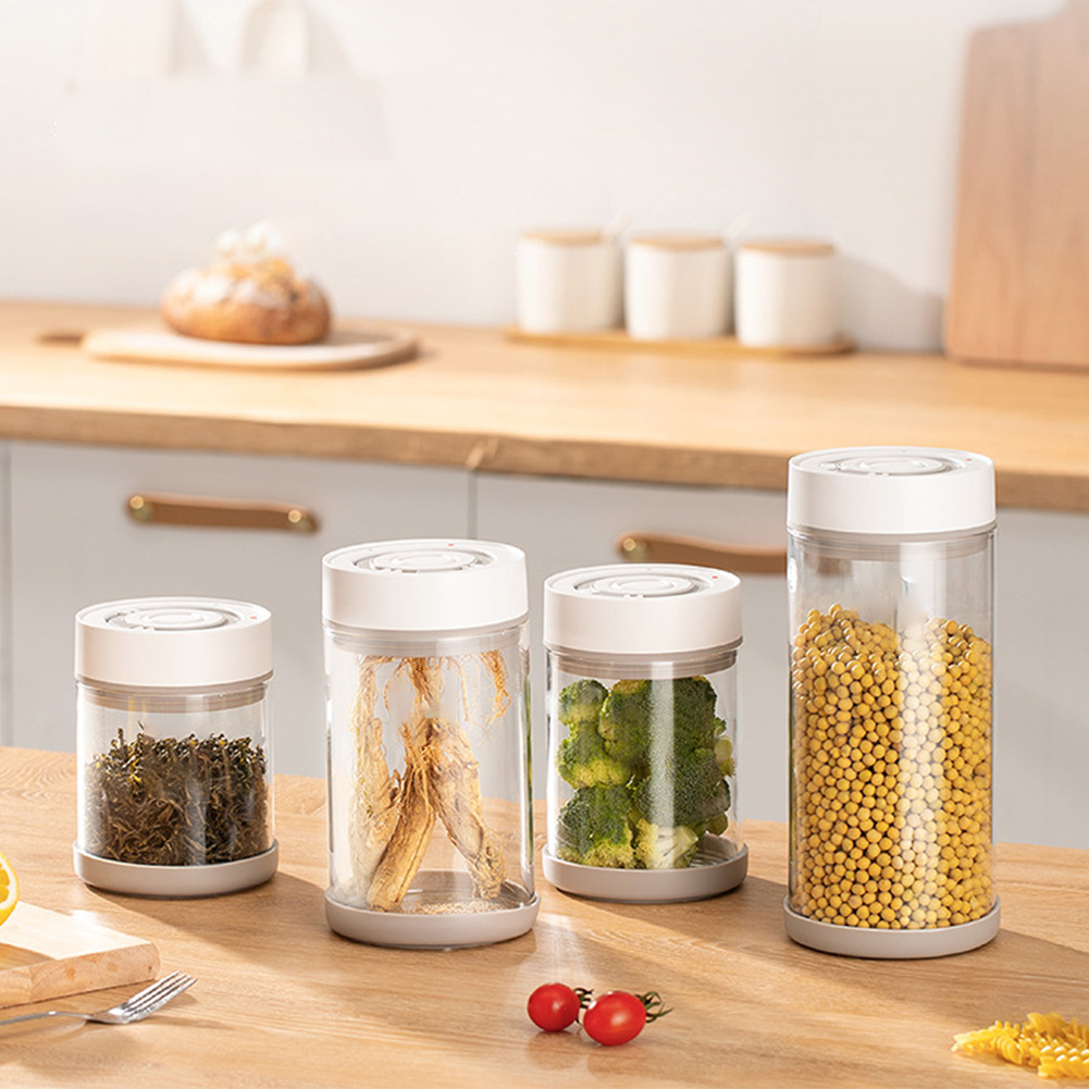 주방 습기 방지 유리 커피콩 항아리 자동 지능형 진공  - Commercial Kitchen Organization 리뷰 및 가격