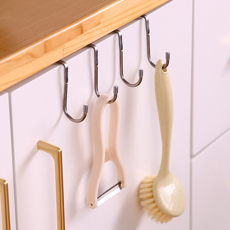 5PC 304 스테인리스 스틸 훅 무료 펀칭 이중 S자 - Commercial Kitchen Organization 리뷰 및 가격