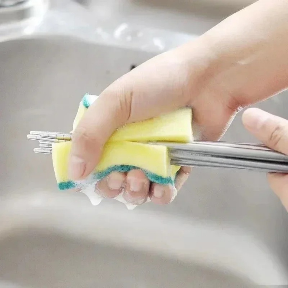 청소 스펀지 고흡수성 양면 접시 세척 스펀지 매직 청소 - Commercial Kitchen Cleaning 리뷰 및 가격