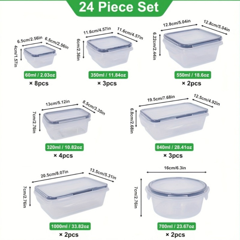 48개 BPA 프리 식품 보관 세트 – 주방, 식료품  - Commercial Kitchen Organization 리뷰 및 가격