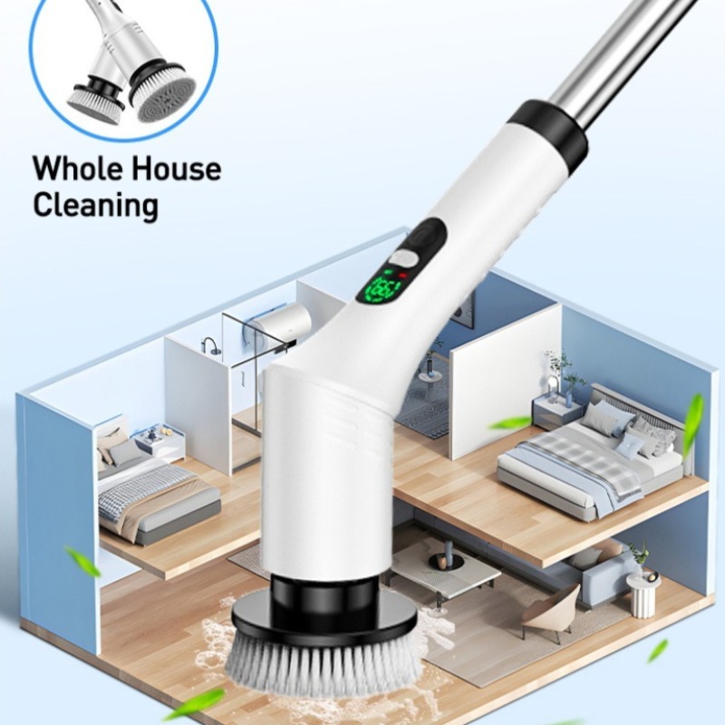 전동 스핀 스크러버 9 in 1 무선 청소 브러시 텔레 - Commercial Kitchen Cleaning 리뷰 및 가격