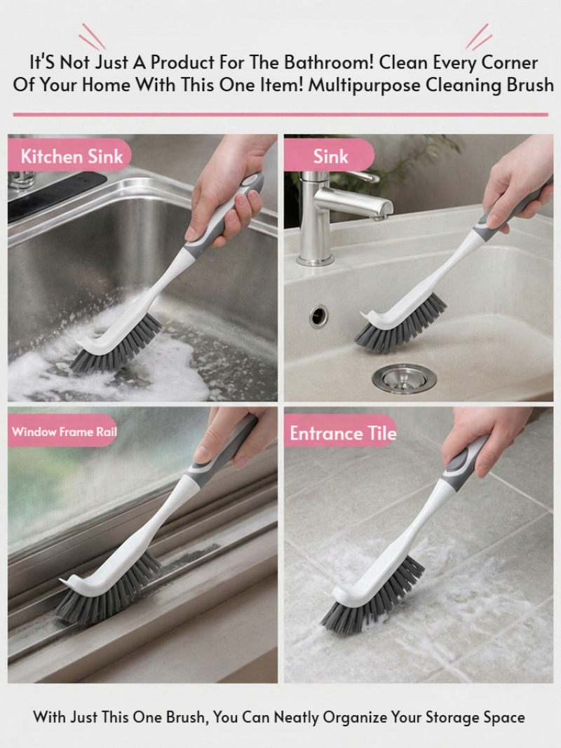 딱딱한 솔이 있는 스크럽 브러쉬 세트, 미끄럼 방지 손 - Commercial Kitchen Cleaning 리뷰 및 가격